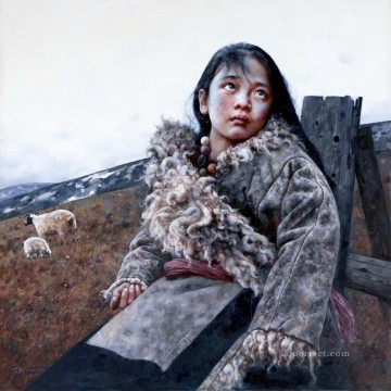 tibetano Painting - Pastora AX Tíbet